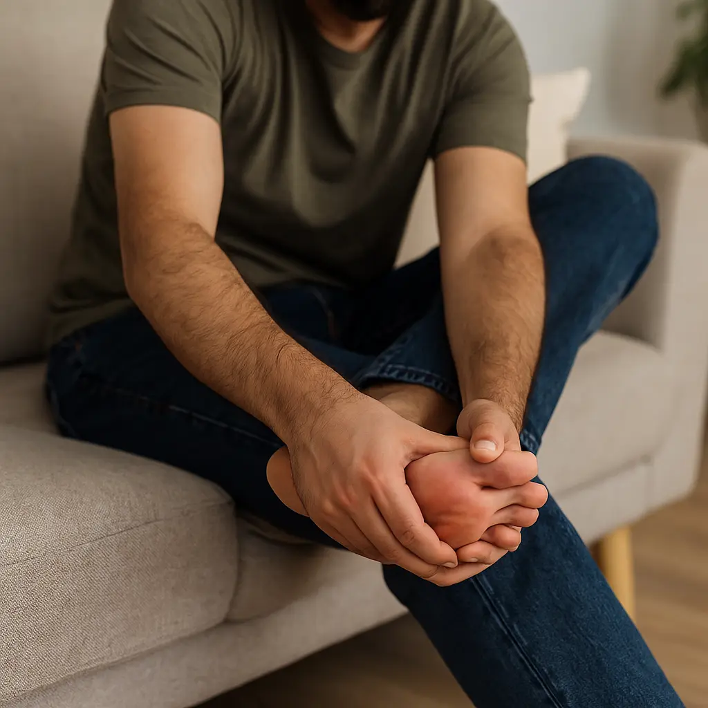 علاج آلام القدم