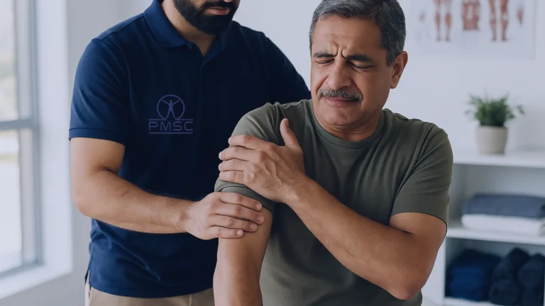 العلاج الطبيعي في عمّان – جلسة تقييم وعلاج يدوي داخل المركز التخصصي للمفاصل والعلاج الطبيعي